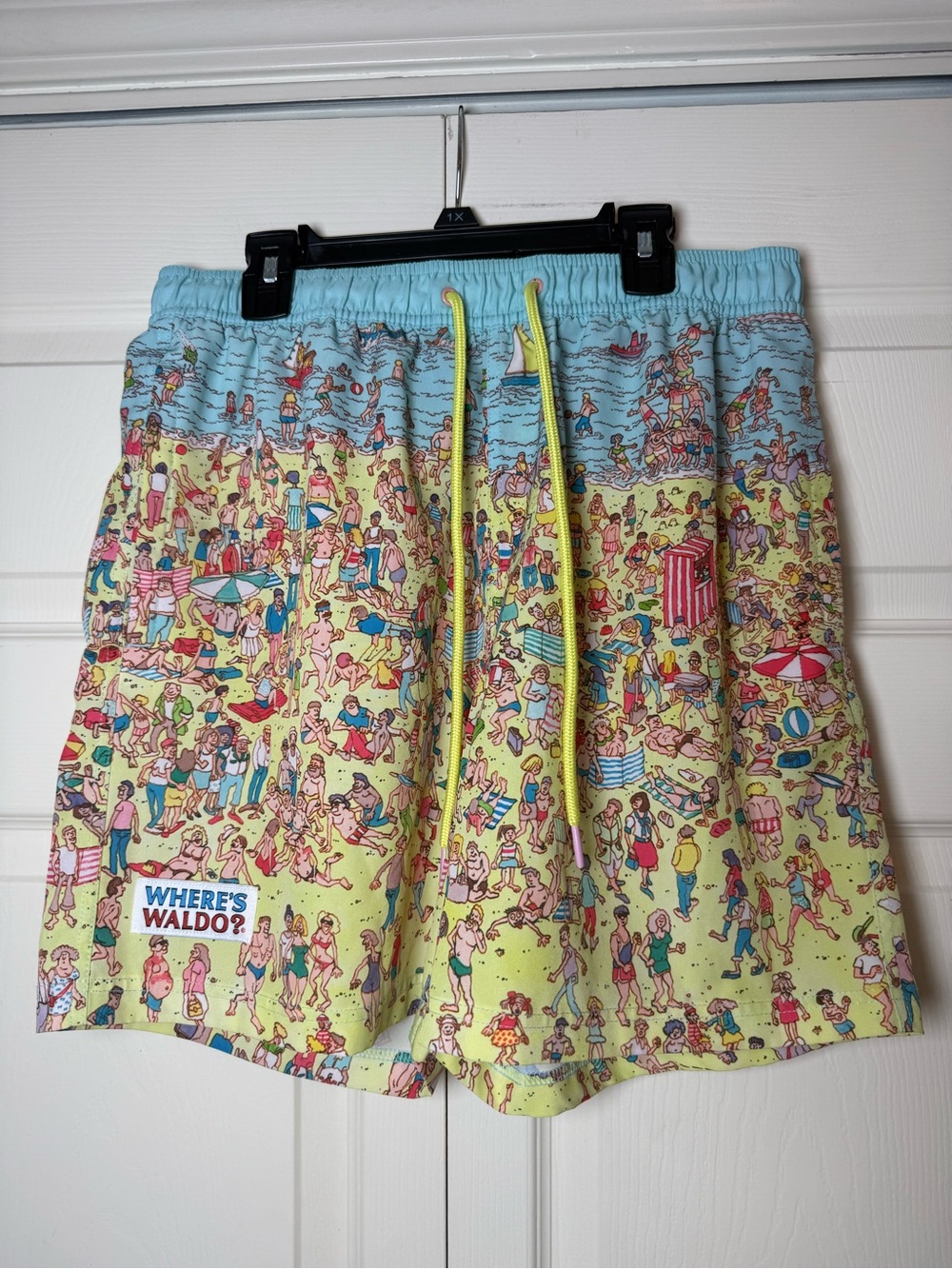 Where’s Waldo Men’s Swim Trunks Medium